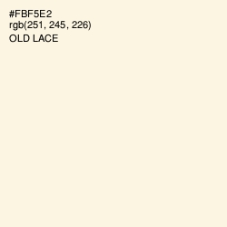 #FBF5E2 - Old Lace Color Image